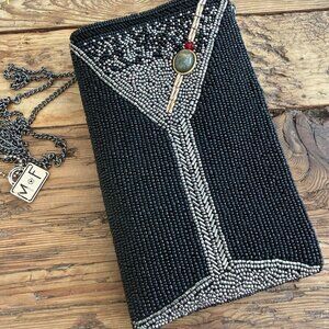 Mary Frances Crossbody Beaded Phone Bag